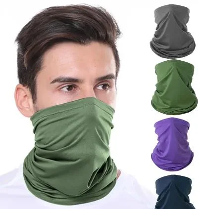 Customized Logo Printed Polyester Scarf Headwear Bandan